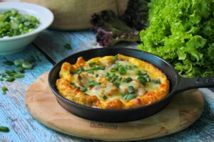 Frittata mit Gemüse – Das italienische Omelett